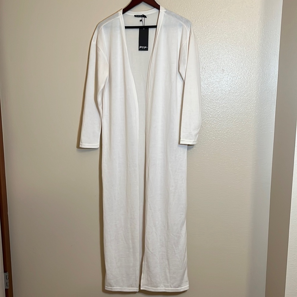 Nwt Nasty Gal On the Move Cream Lounge Robe